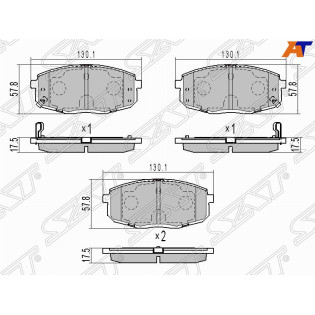 Колодки тормозные перед HYUNDAI CRETA 15-/I30 07-/KIA CEED 07-12 SAT