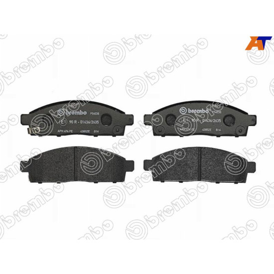 Колодки тормозные перед  MMC L200 06- PAJERO SPORT 98-09 CHALLENGER II 08- NISSAN NV200 10- BREMBO