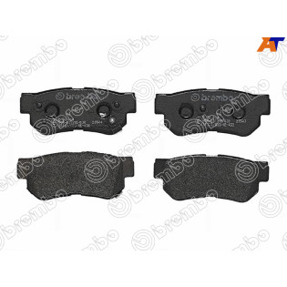 Колодки тормозные зад HYUNDAI GETZ 05-09/SANTA FE 01-06/SONATA 04-09 BREMBO