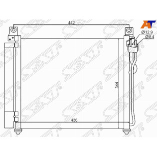 Радиатор кондиционера KIA PICANTO 07- SAT
